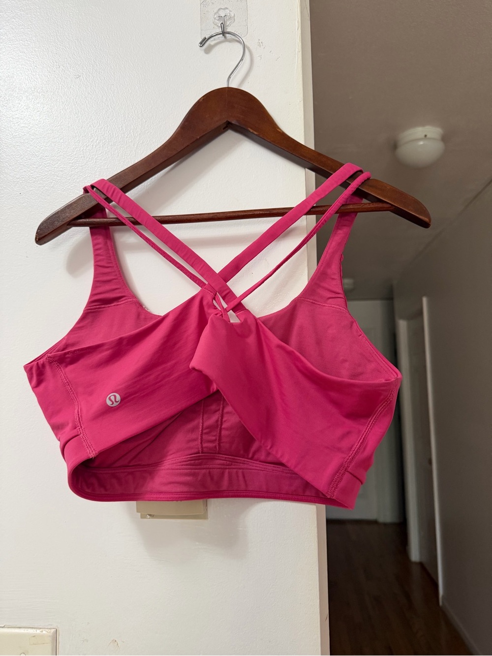 lululemon athletica Hot Pink Strappy Sports Bra
